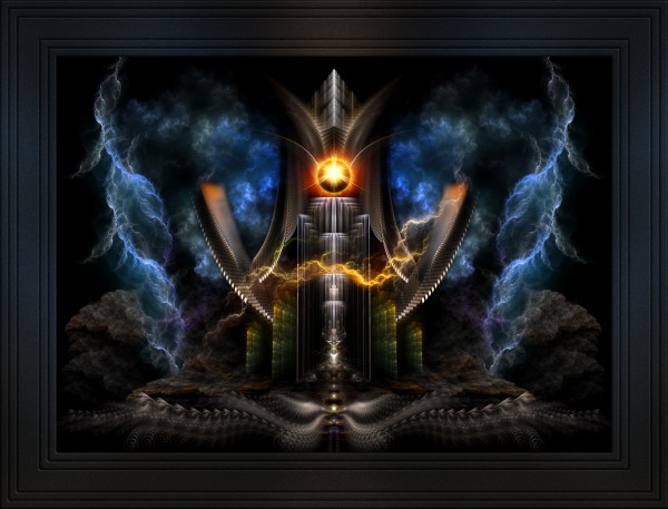 Obelisk Tower Of Tiberius Fractal Art by xzendor7